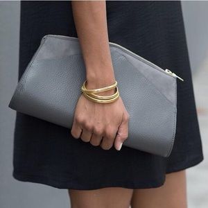 Viva Creatures! Gray Clutch / Bag
